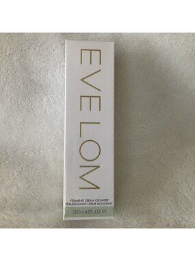 EVE LOM Foaming Cream Cleanser 120ml 4.0 oz Full Sz Sealed Hydrate Remove Makeup
